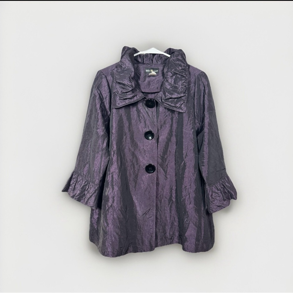 Moon Light Elegant Purple Coat